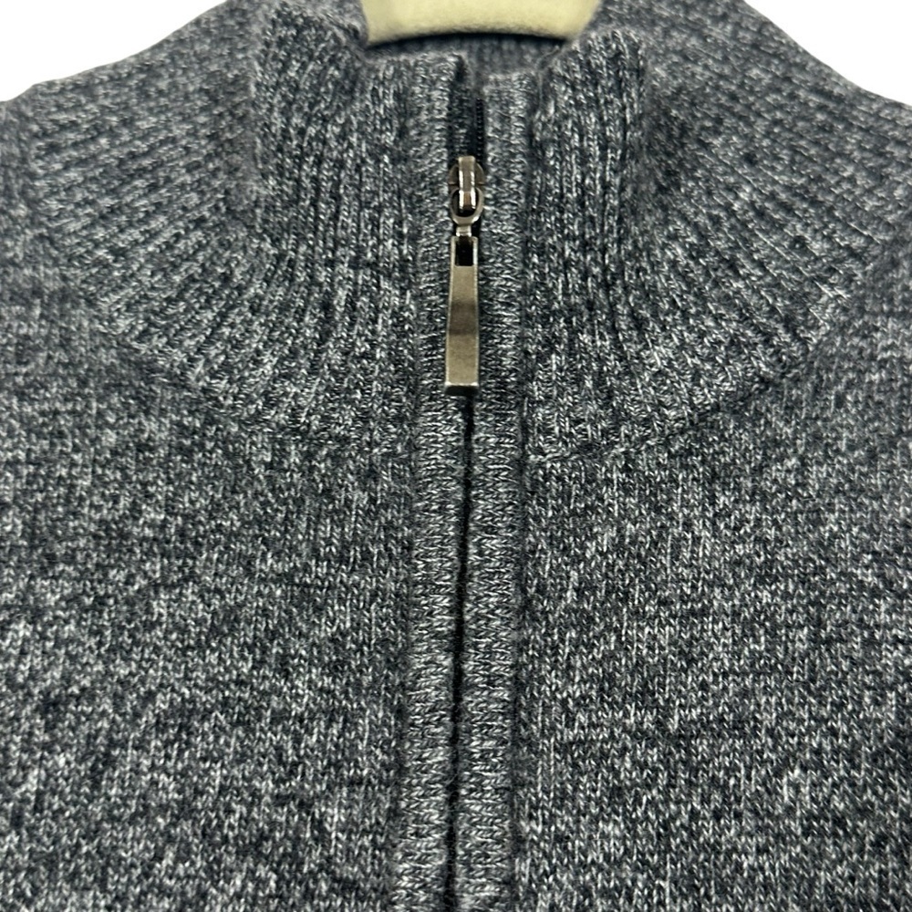 QI CASHMERE QUARTER ZIP SWEATER SIZE LARGE - Picture 6 of 12